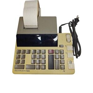 Texas Instruments TI-8210 Calculator Works Paper Feeds Vintage TI-5130